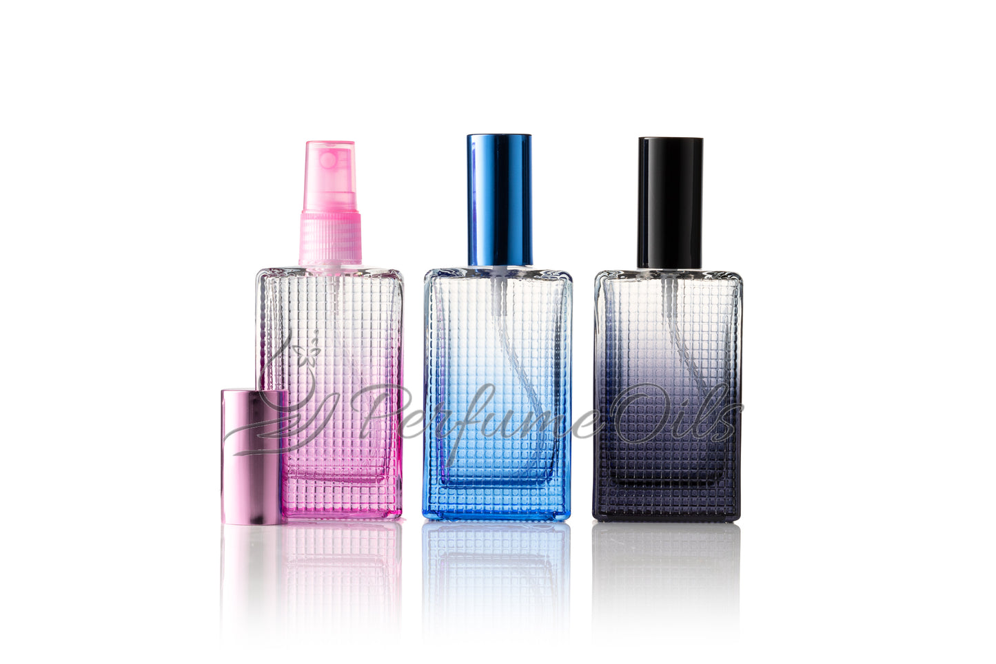 Riffled Bottle Colour -50ml (Screw)