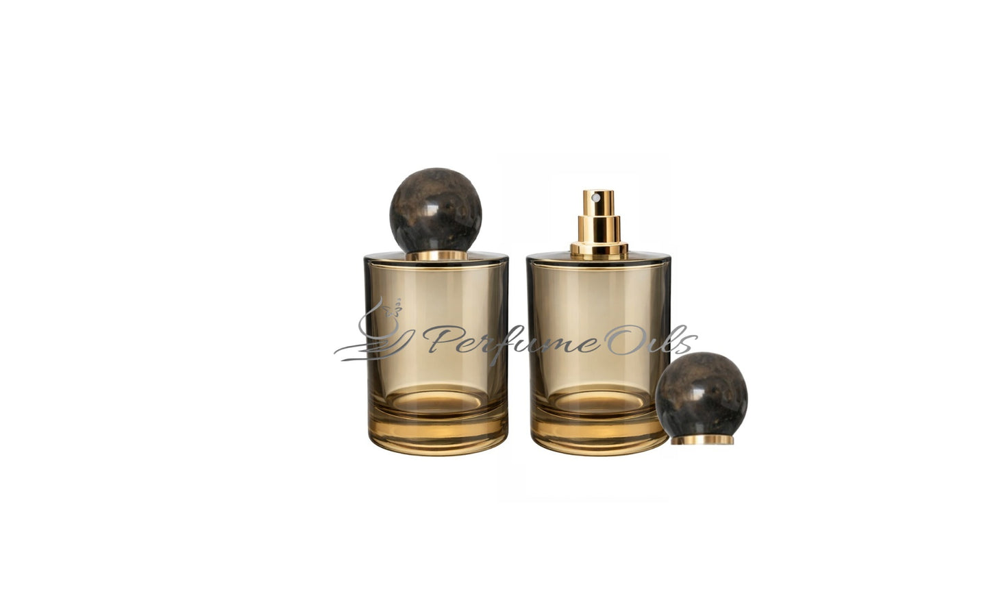 Amber Ridge Bottle - 100ml (Easy Crimp)