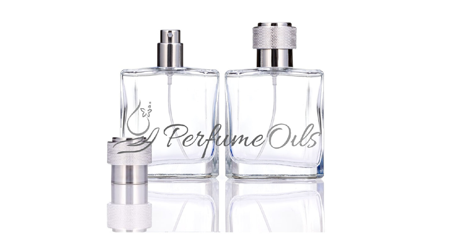 Square Bottle-55ml Clear (Screw)