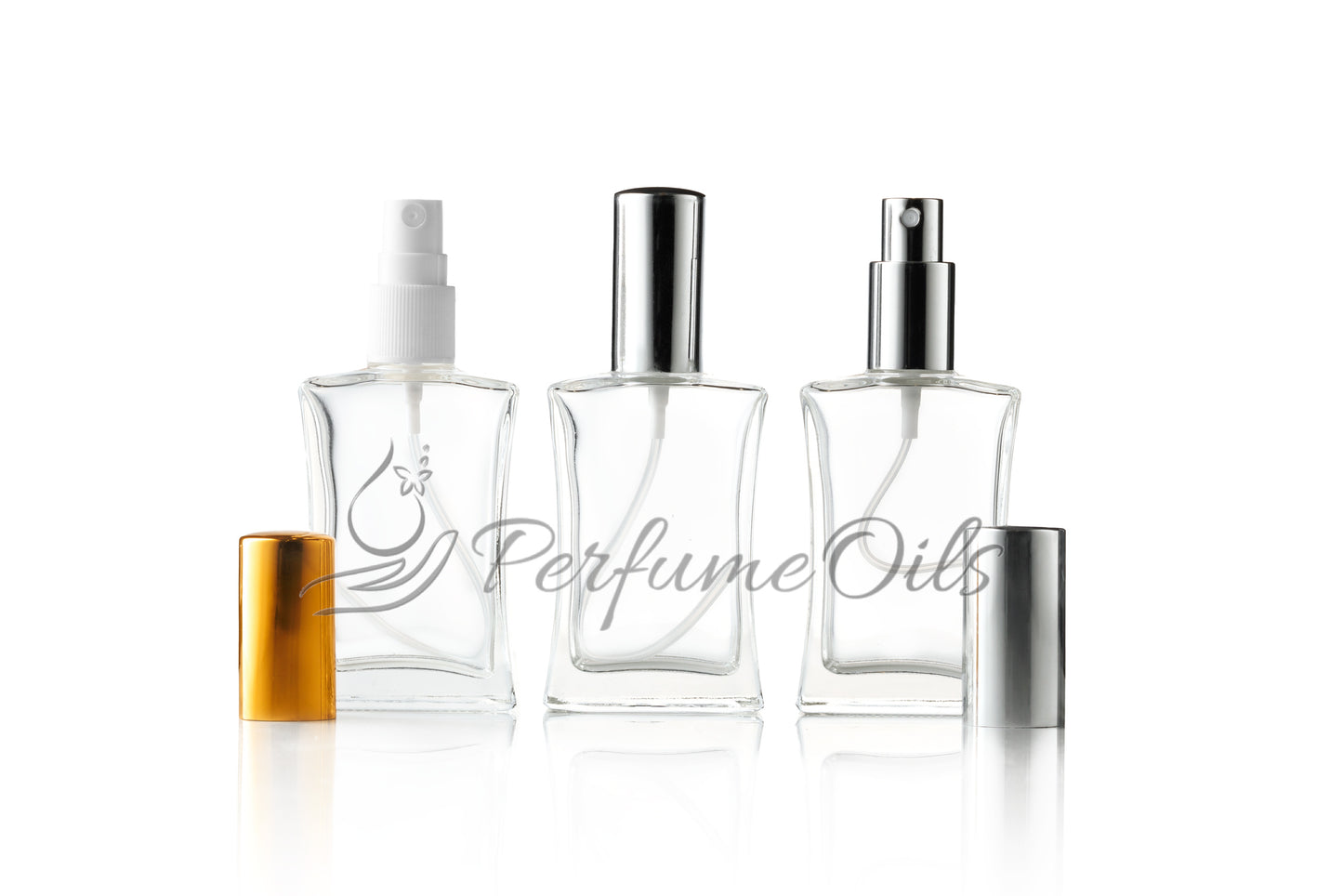 Curved Bottle - 35ml Clear (Screw)