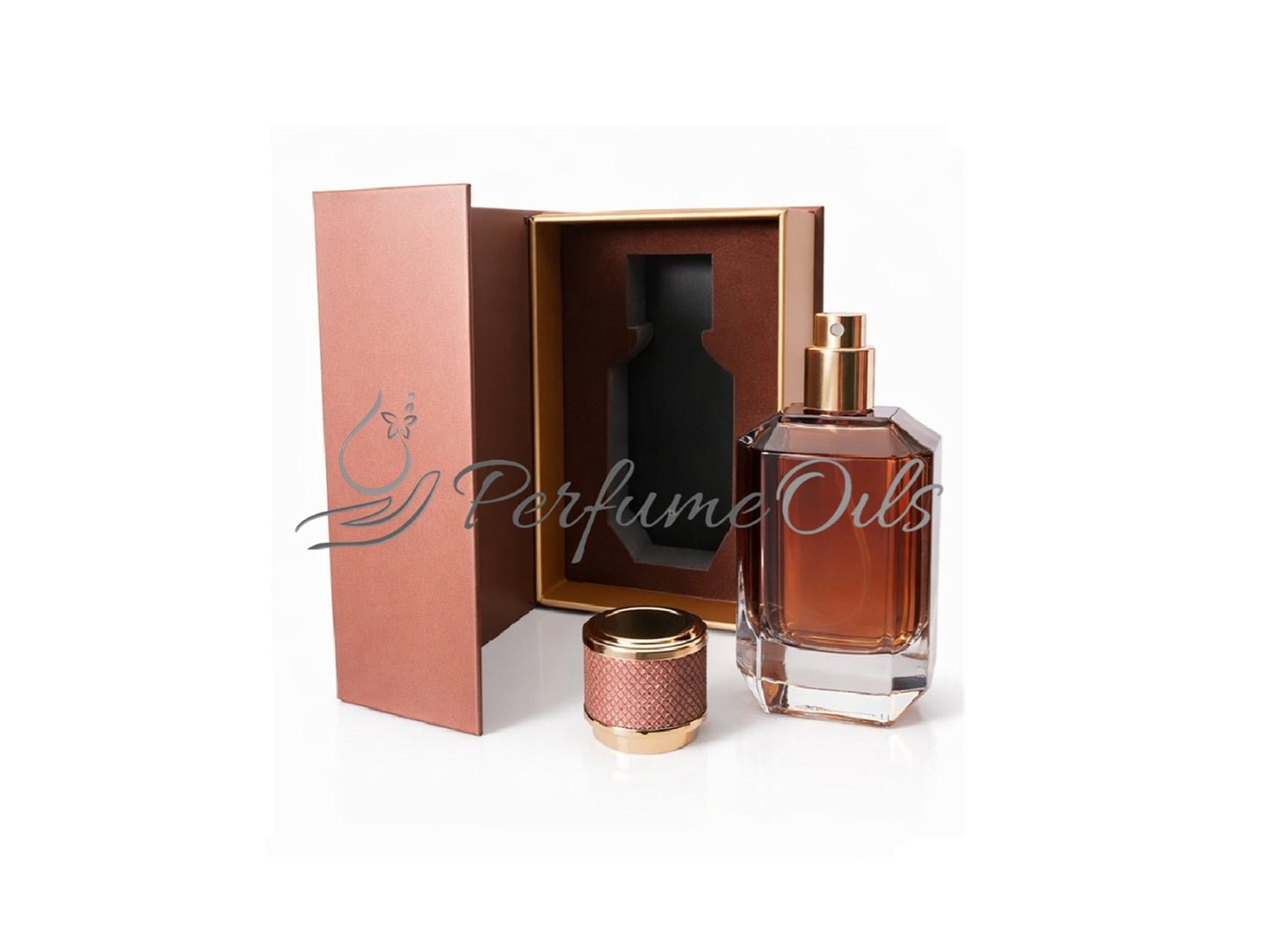 Amber Lux Bottle & Box Set - 50ml (Easy Crimp)