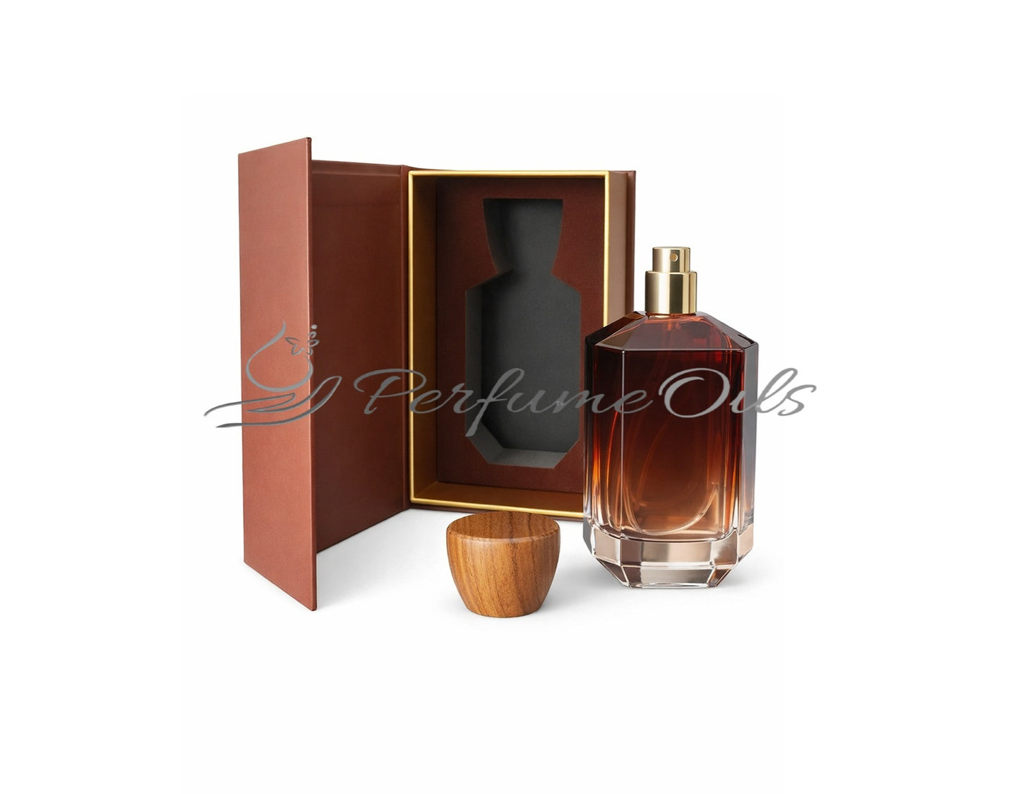 Amber Royal Bottle & Box Set - 100ml (Easy Crimp)