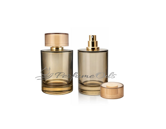 Amber Ridge Bottle - 50ml (Easy Crimp)