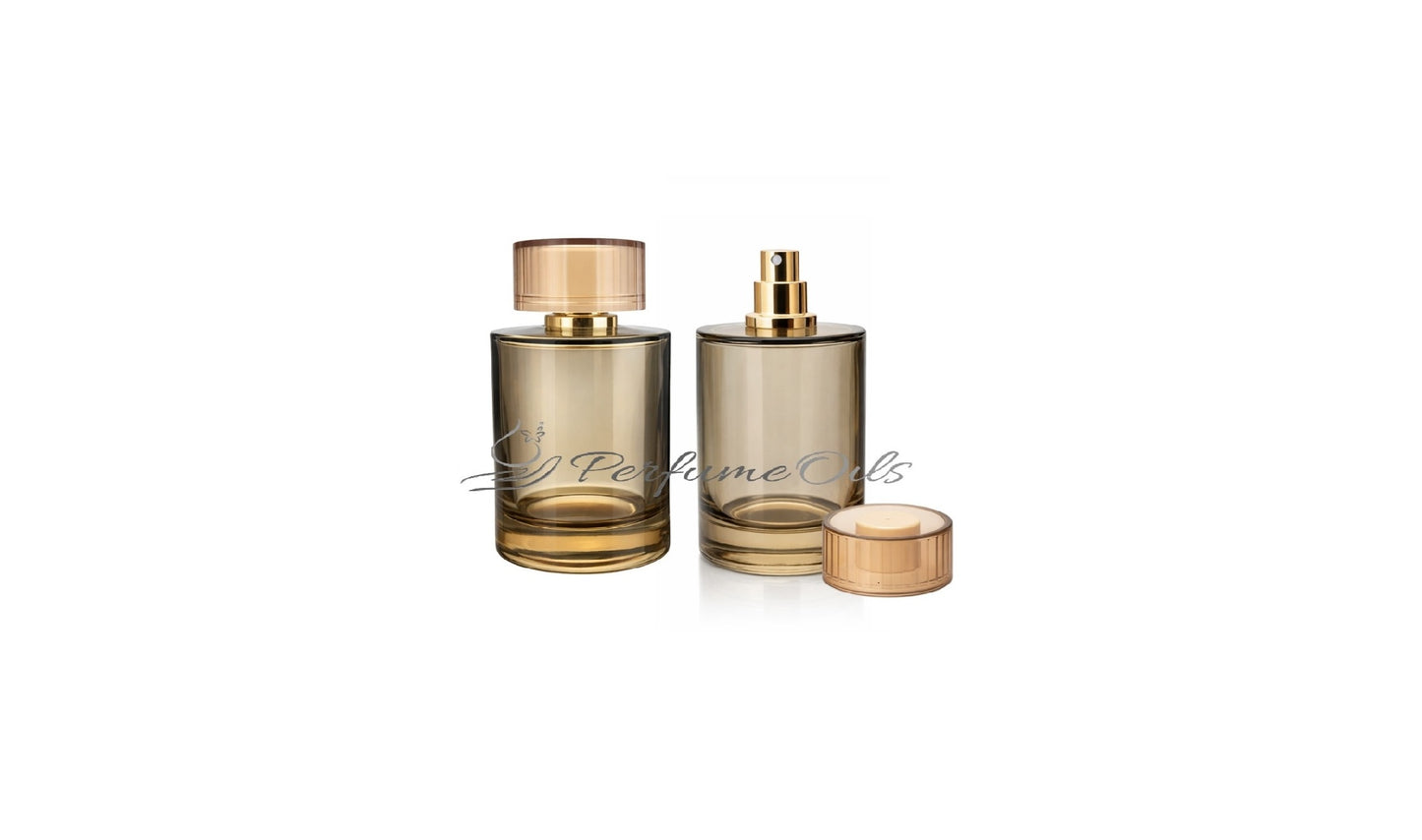 Amber Ridge Bottle - 50ml (Easy Crimp)