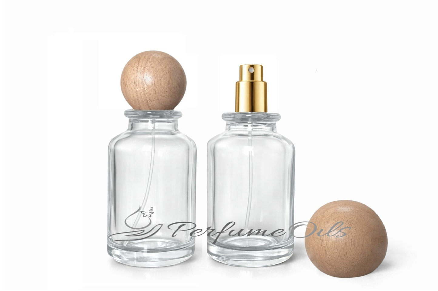 Bloom Bottle - 50ml Clear (Screw)