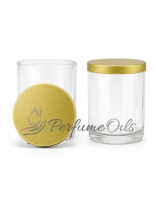 Candle Jars - 295ml (Matte Gold Lid)