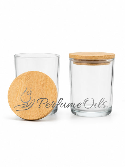 Candle Jars - 295ml (Bamboo Lid)