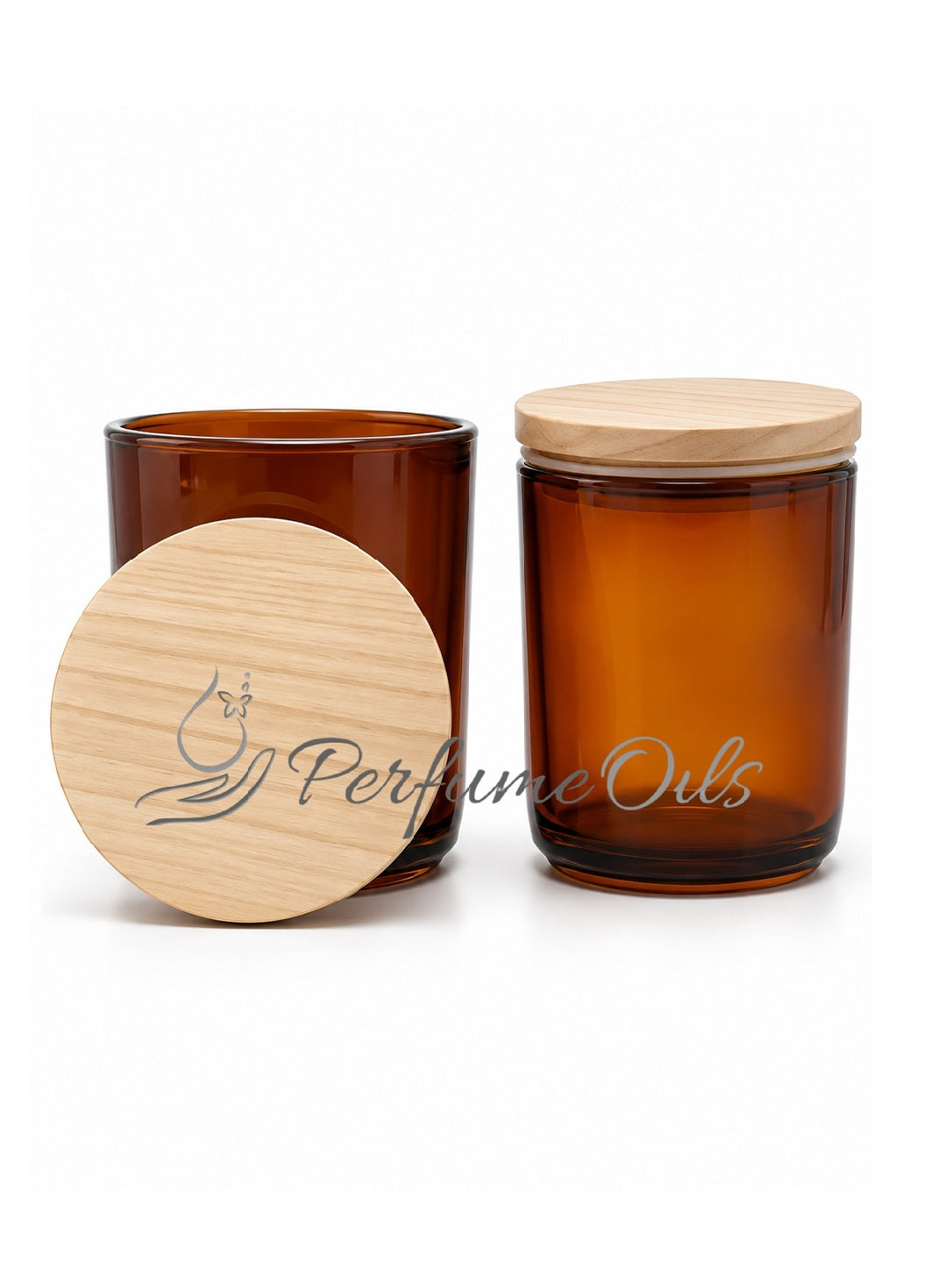 Candle Jars - 295ml (Wooden Lid)