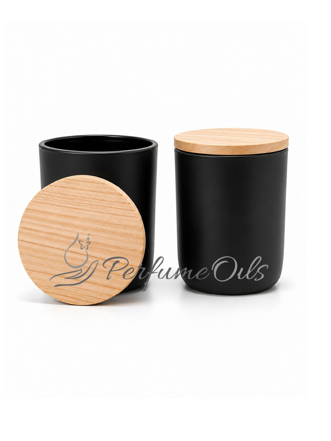 Candle Jars - 295ml (Wooden Lid)