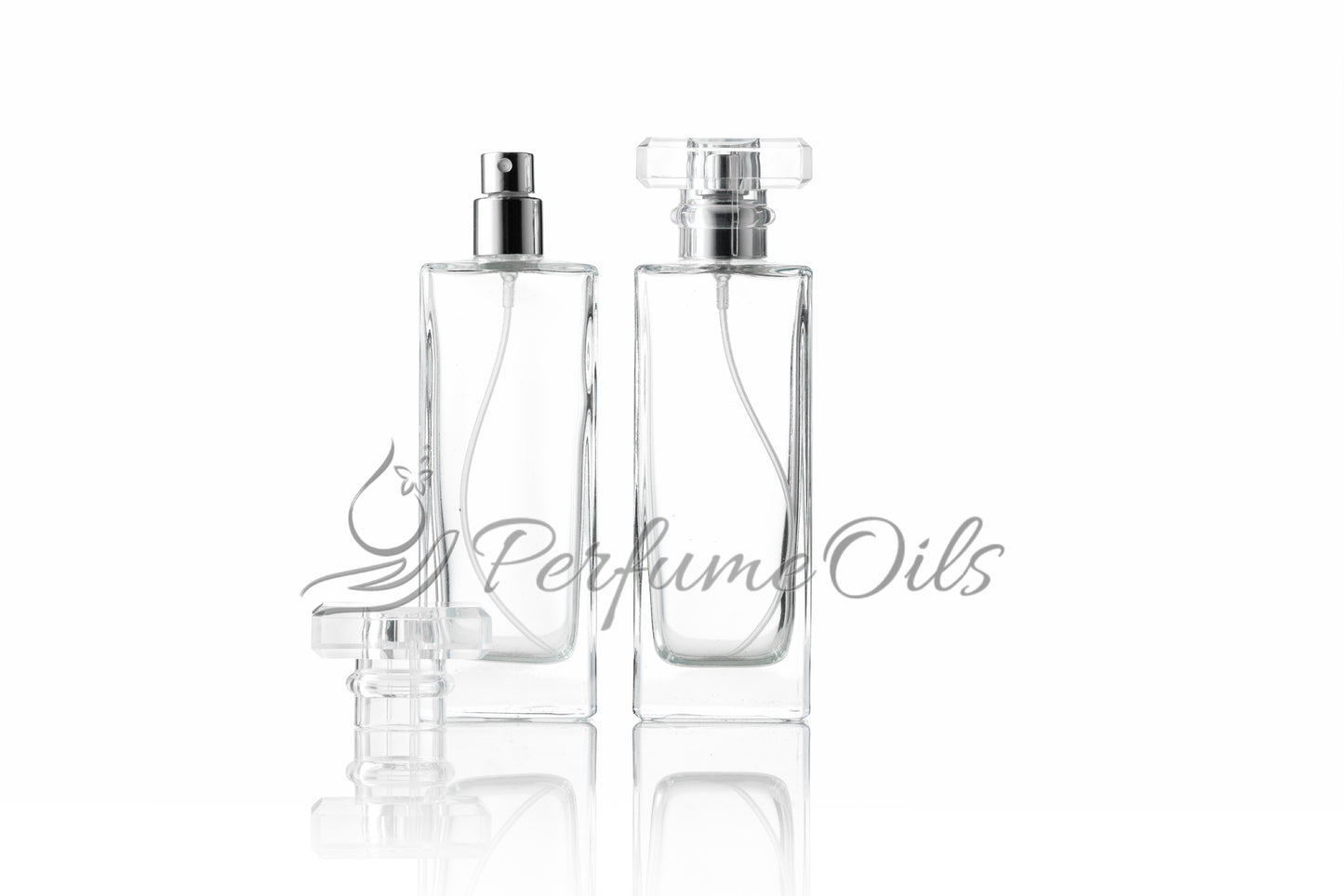 T-Shaped Clear Bottle 60ml ( Easy Crimp )