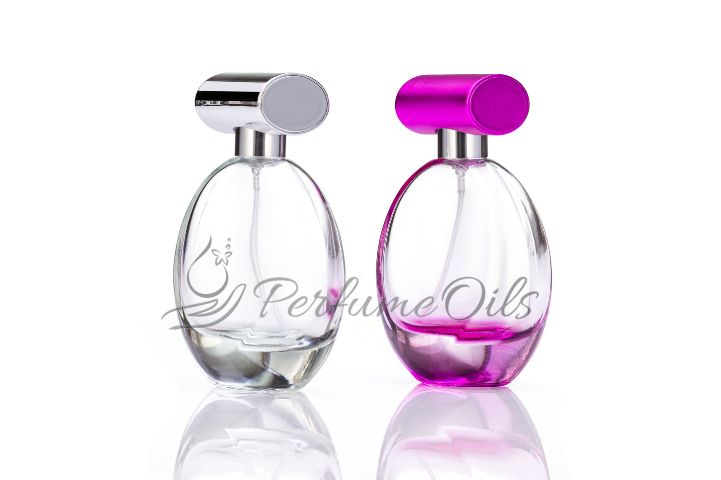 Oval Bottle -55ml ( Easy Crimp )